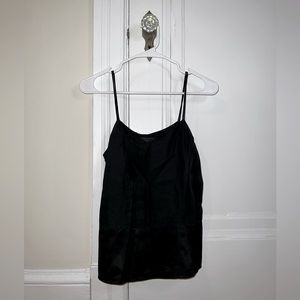 Black Rag & Bone 100% Silk Tank Top, Size 00